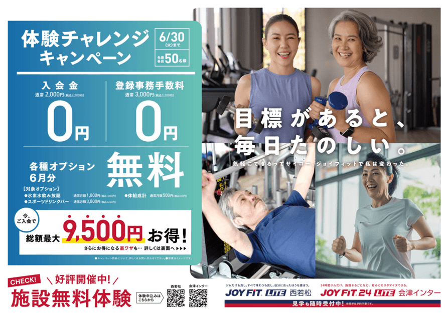 JOYFIT 西若松 店舗写真 2
