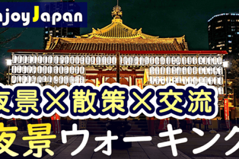 ✨　一人参加多数　✨東京都【上野・土18:30～】「夜景×散策×交流」ウォーキング