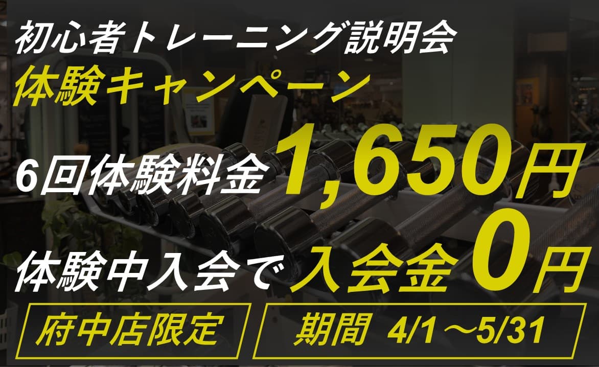 ゴールドジム府中東京の施設写真