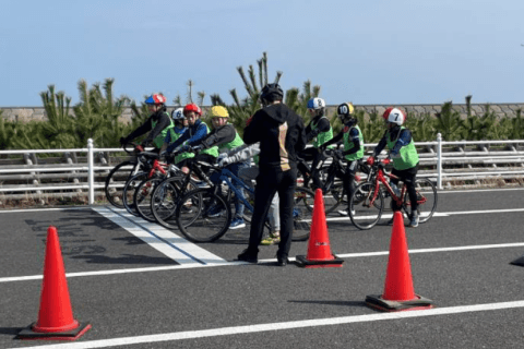 なとりスーパーキッズ育成プロジェクト NATORI CUP 自転車競技体験会